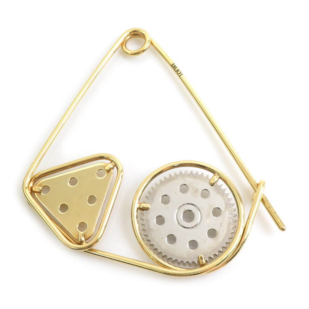 Loewe charm brooch, metal, gold, silver, men's, women's, 56823a